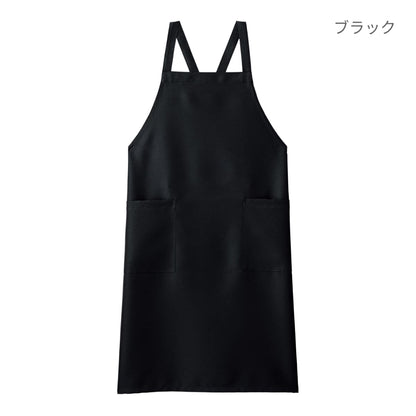 胸当てエプロン | カフェ・飲食店制服 | 1枚 | FK7168 | レッド