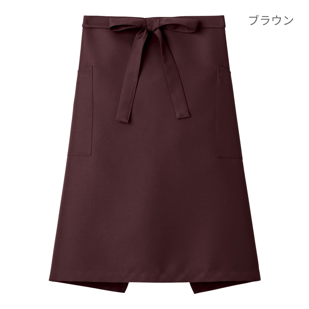 ミドルエプロン | カフェ・飲食店制服 | 1枚 | FK7170 | オレンジ