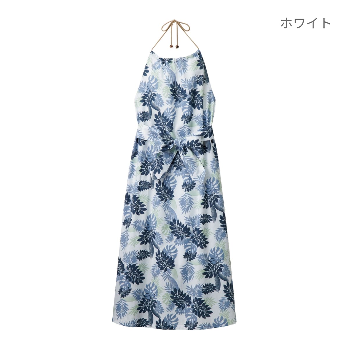 エプロンドレス（シダ） | カフェ・飲食店制服 | 1枚 | FK7174 | ホワイト