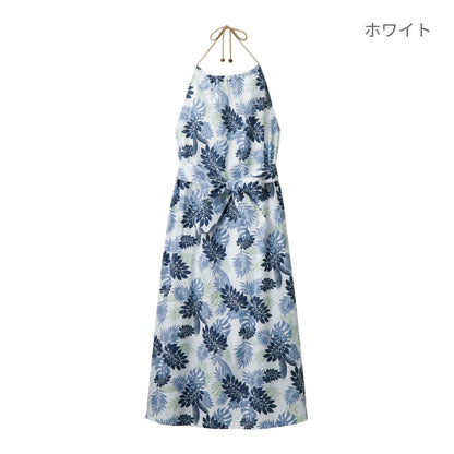 エプロンドレス（シダ） | カフェ・飲食店制服 | 1枚 | FK7174 | ホワイト