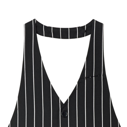 ベスト風エプロン | カフェ・飲食店制服 | 1枚 | FK7176 | グリーン