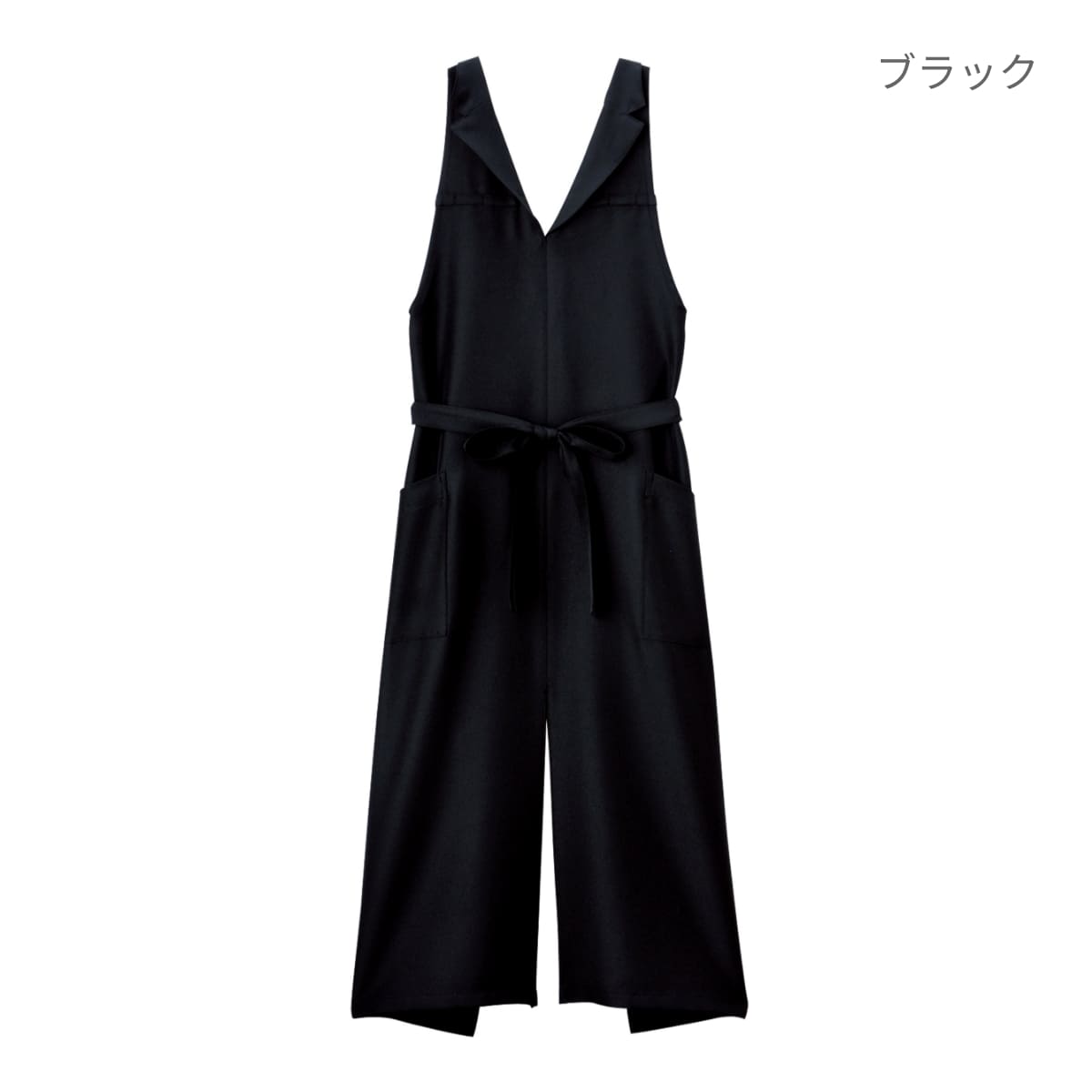 襟付き胸当てエプロン | カフェ・飲食店制服 | 1枚 | FK7177 | ブラウン