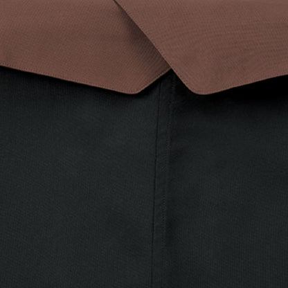 ソムリエエプロン | カフェ・飲食店制服 | 1枚 | FK7178 | ブラック×ブラウン