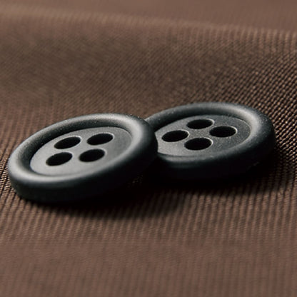 襟付き胸当てエプロン | カフェ・飲食店制服 | 1枚 | FK7180 | ブラウン×ブラック