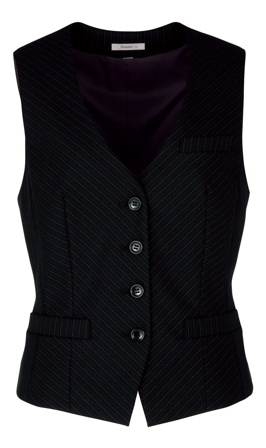 ベスト | レディース | 1枚 | AV1230 | ブラック×ピンク