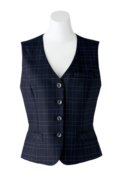 ベスト | レディース | 1枚 | AV1246 | ネイビー×ブルー