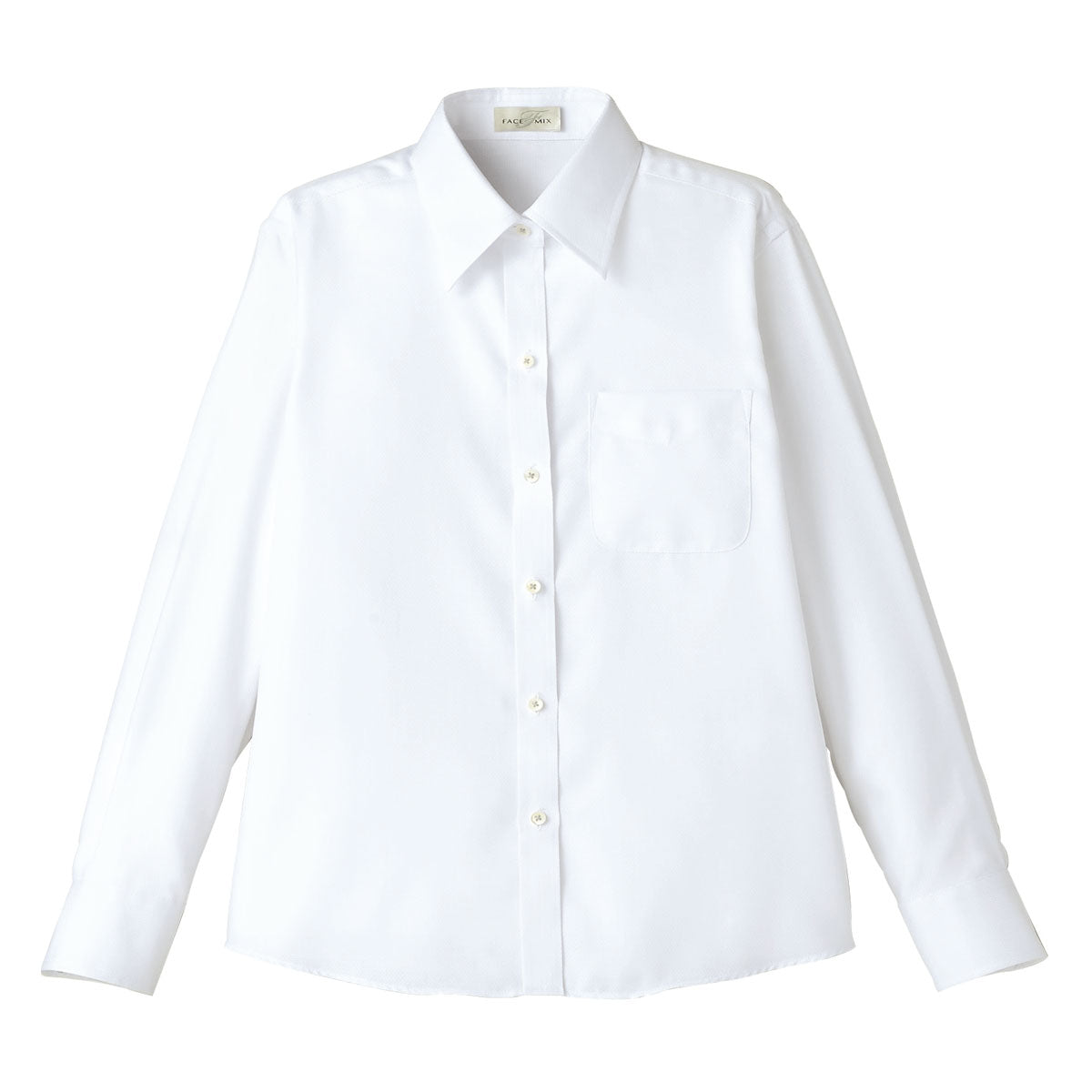 吸汗速乾長袖ブラウス | レディース | 1枚 | FB4012L | ホワイト