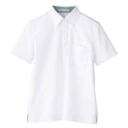 レディス吸汗速乾ポロシャツ（チェック） | レディース | 1枚 | FB4017L | ホワイト