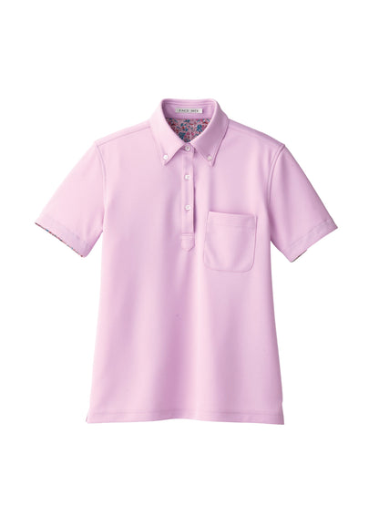 レディスポロシャツ(花柄 B)　 | レディース | 1枚 | FB4019L | ラベンダー