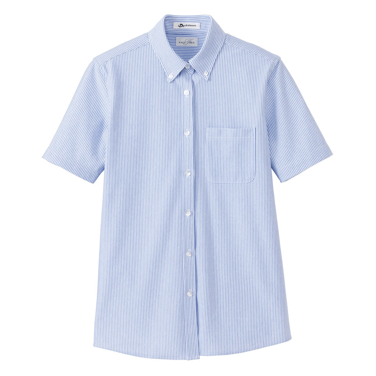 レディスニット吸汗速乾半袖ブラウス | レディース | 1枚 | FB4022L | ブルー