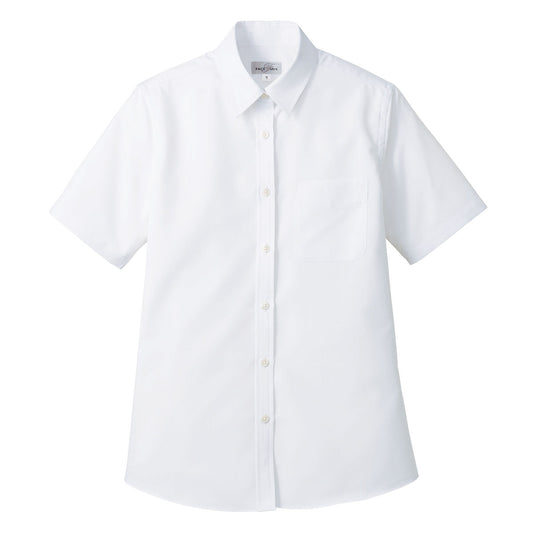 吸汗速乾レディス半袖ブラウス | レディース | 1枚 | FB4031L | ホワイト