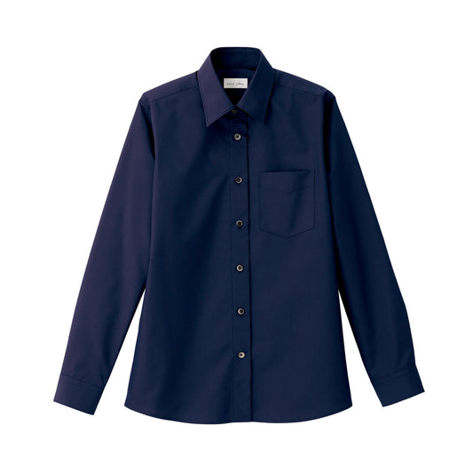 レディスレギュラーカラー長袖ブラウス | レディース | 1枚 | FB4035L | ネイビー