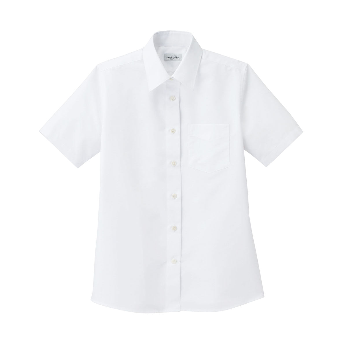 レディスレギュラーカラー半袖ブラウス | レディース | 1枚 | FB4036L | ホワイト