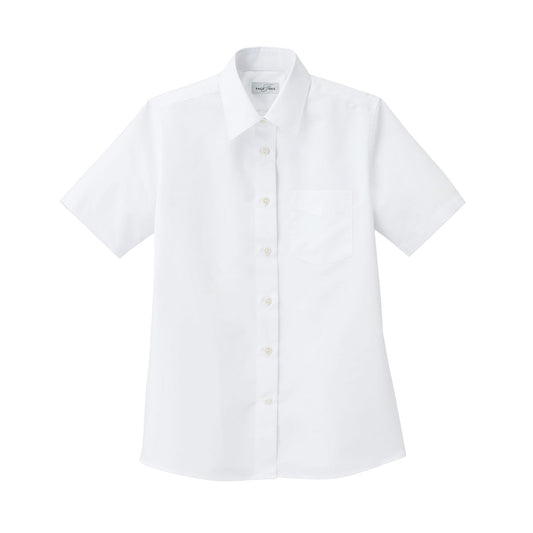 レディスレギュラーカラー半袖ブラウス | レディース | 1枚 | FB4036L | ホワイト