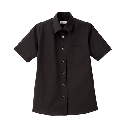 レディスレギュラーカラー半袖ブラウス | レディース | 1枚 | FB4036L | ブラック