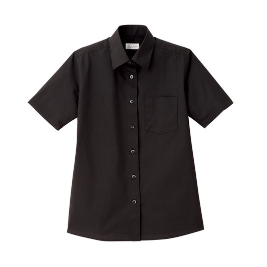 レディスレギュラーカラー半袖ブラウス | レディース | 1枚 | FB4036L | ブラック