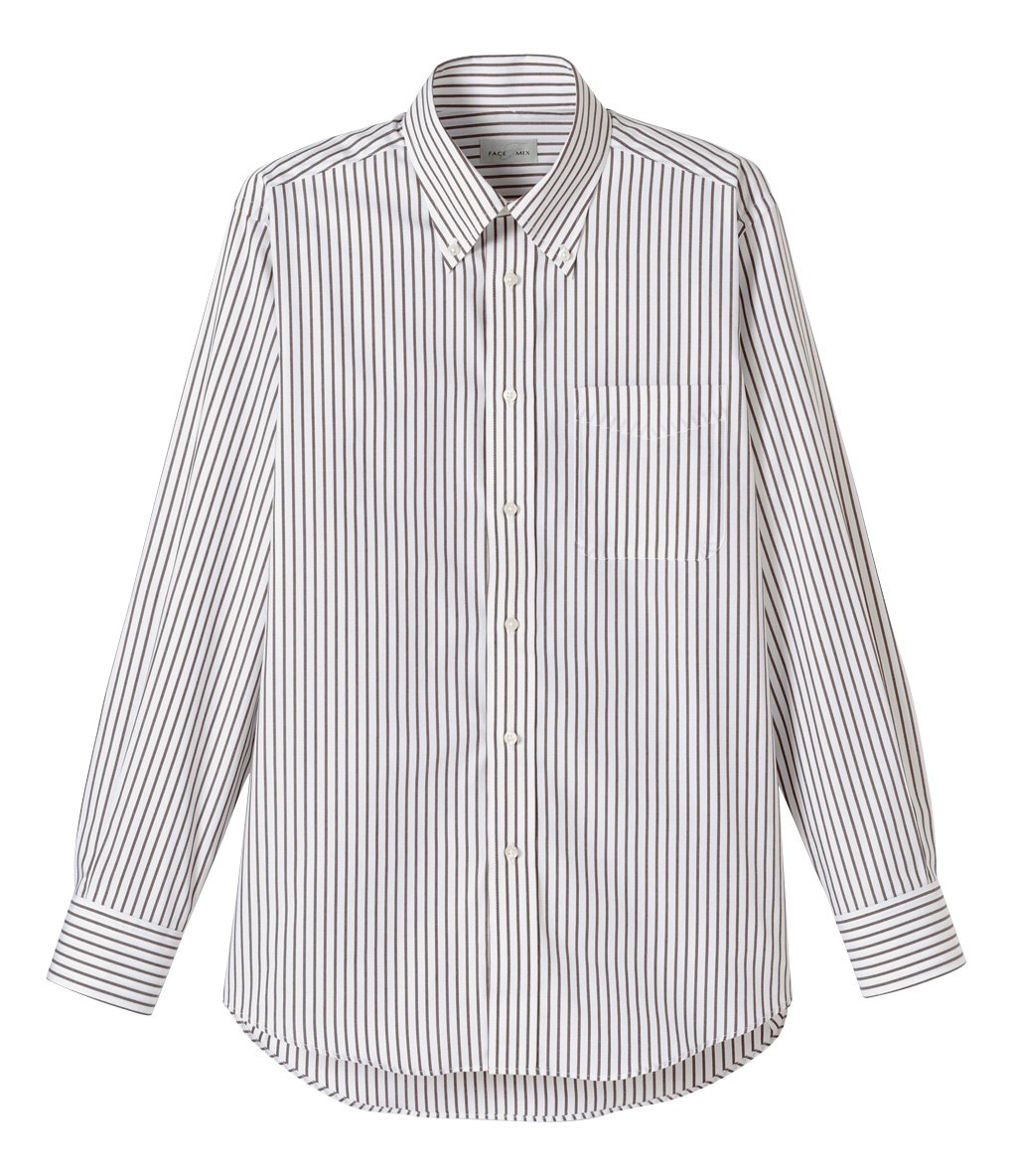 ユニセックスシャツ（長袖） | メンズ | 1枚 | FB4508U | ブラウン