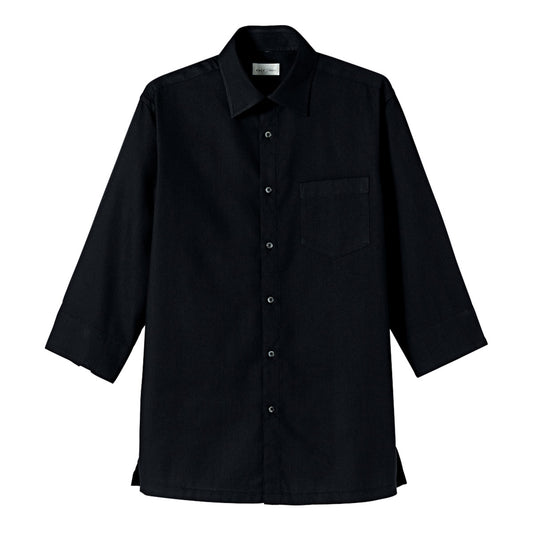 吸汗速乾ハニカムモダンシャツ | メンズ | 1枚 | FB4512U | ブラック