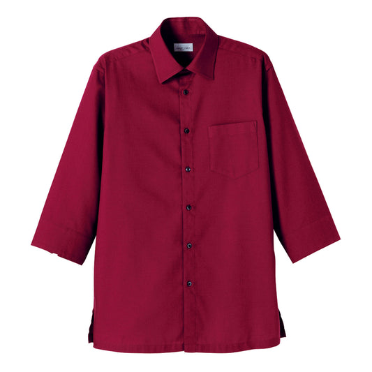 吸汗速乾ハニカムモダンシャツ | メンズ | 1枚 | FB4512U | ワイン