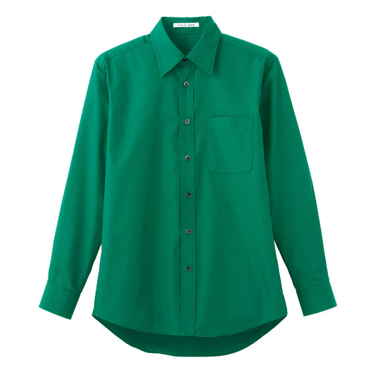 ブロードレギュラーカラー長袖シャツ | メンズ | 1枚 | FB4526U | グリーン