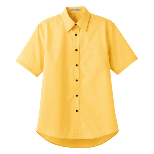 ブロードレギュラーカラー半袖シャツ | メンズ | 1枚 | FB4527U | イエロー