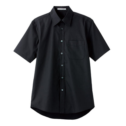 ブロードレギュラーカラー半袖シャツ | メンズ | 1枚 | FB4527U | ブラック