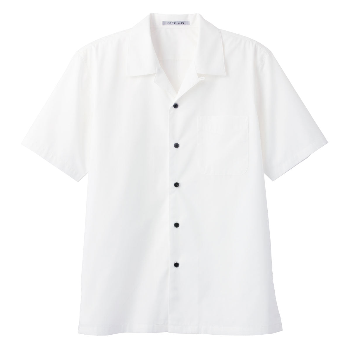 ブロードオープンカラー半袖シャツ | メンズ | 1枚 | FB4529U | ホワイト