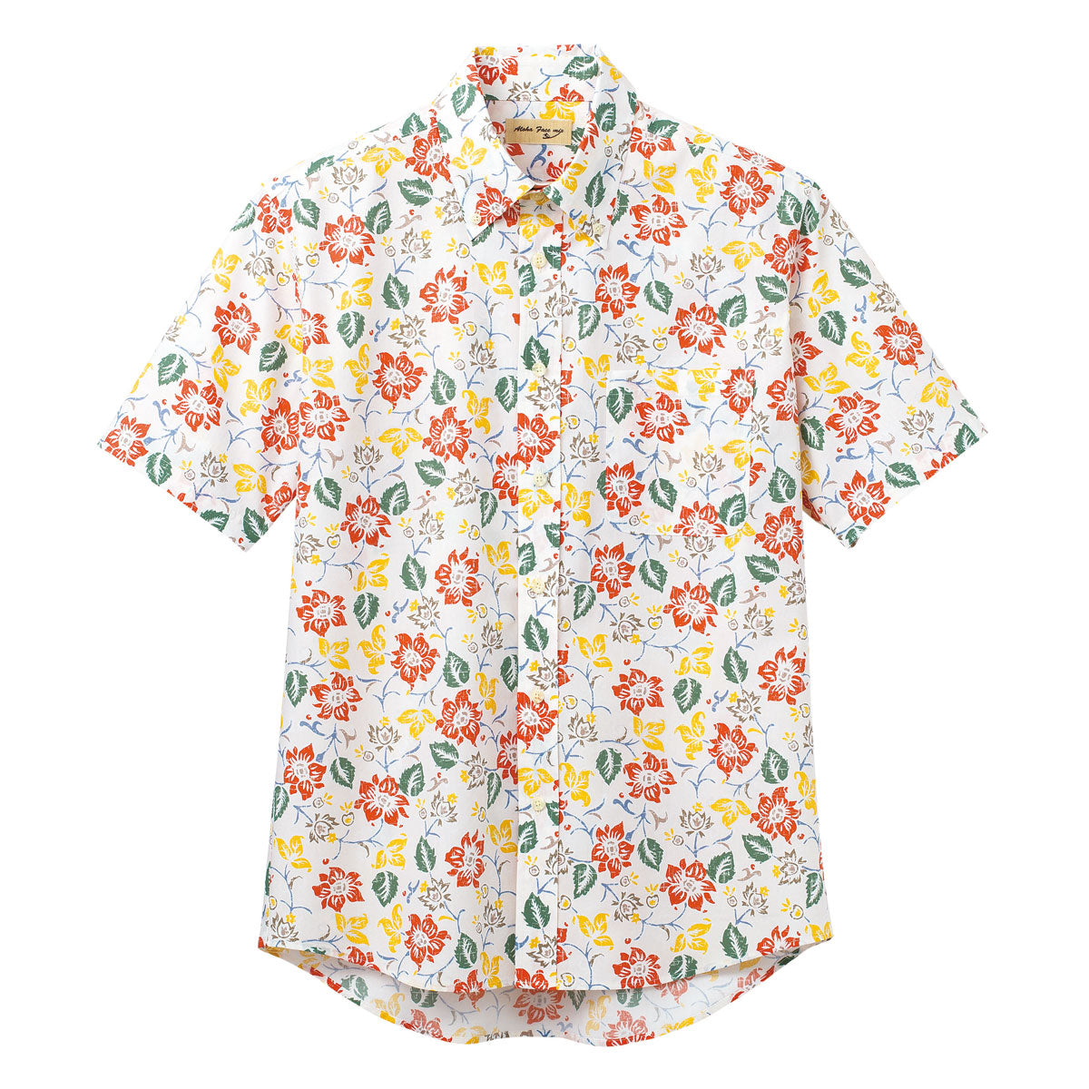 アロハシャツ（花柄） | メンズ | 1枚 | FB4540U | ホワイト – Tshirt 
