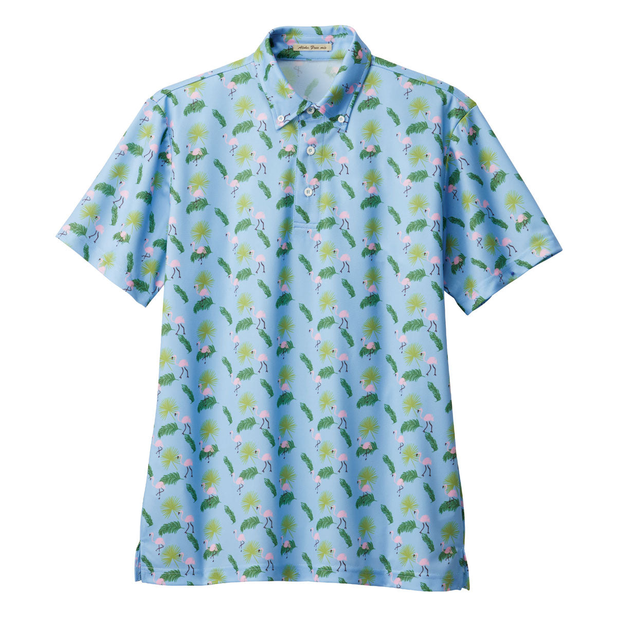 アロハポロシャツ（フラミンゴ） | メンズ | 1枚 | FB4549U | ブルー