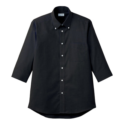 オックスフォード七分袖シャツ | メンズ | 1枚 | FB4555U | ブラック