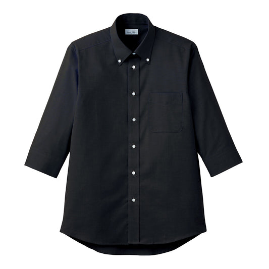 オックスフォード七分袖シャツ | メンズ | 1枚 | FB4555U | ブラック