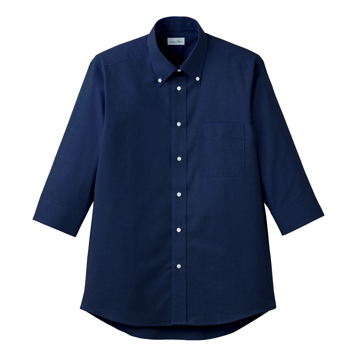 オックスフォード七分袖シャツ | メンズ | 1枚 | FB4555U | ネイビー