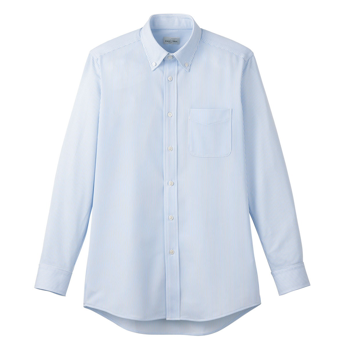 ボタンダウンニット長袖シャツ | メンズ | 1枚 | FB4557U | ブルー