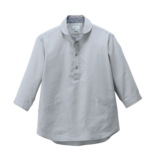 プルオーバー七分袖シャツ | メンズ | 1枚 | FB4566U | グレー