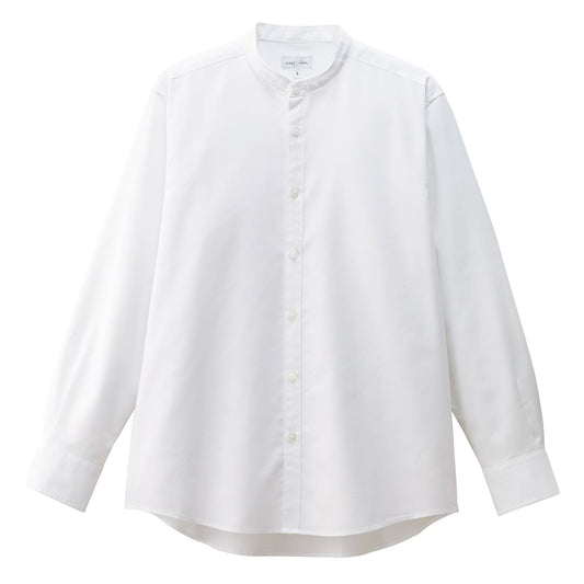 バンドカラー長袖シャツ | メンズ | 1枚 | FB4567U | ホワイト