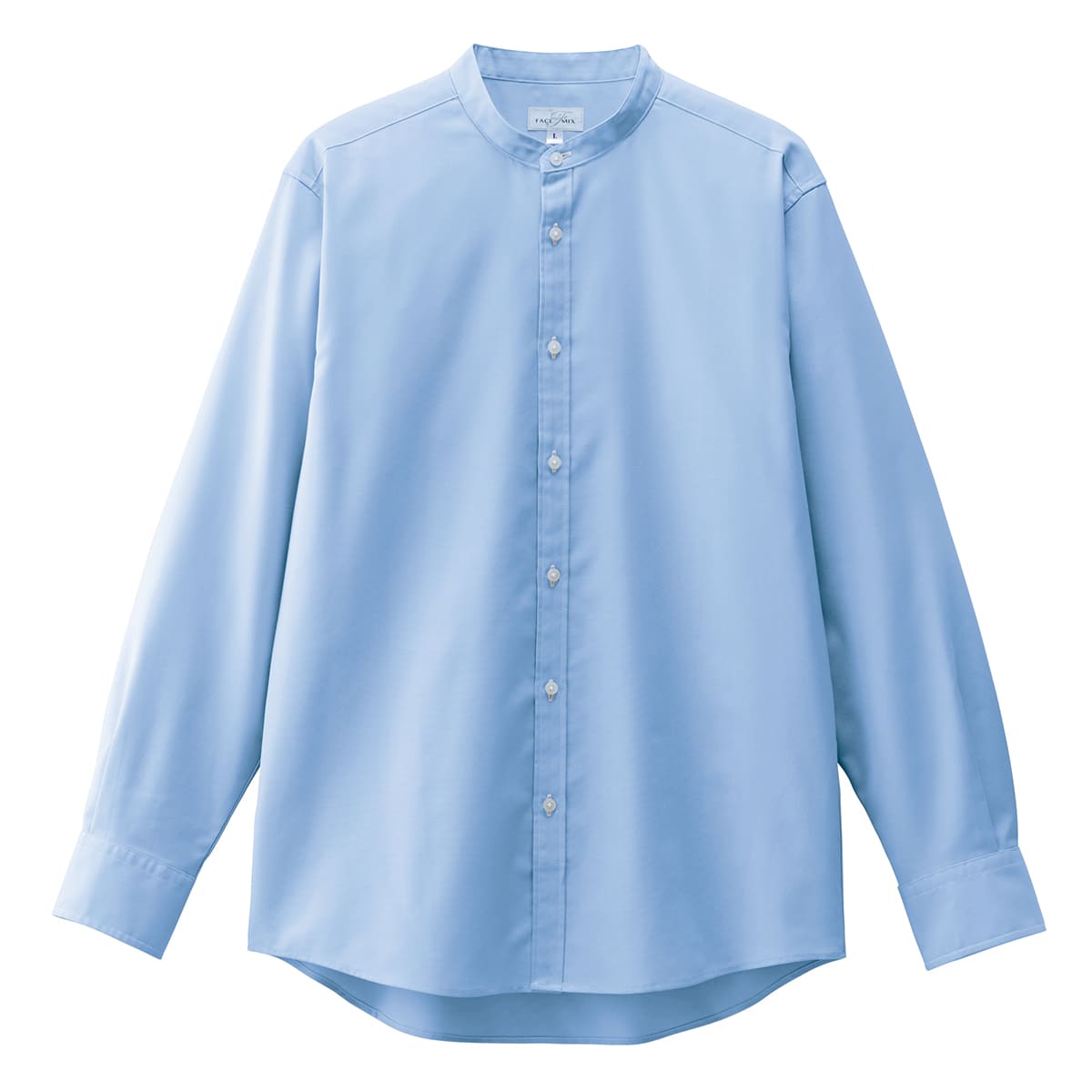 バンドカラー長袖シャツ | メンズ | 1枚 | FB4567U | ブルー
