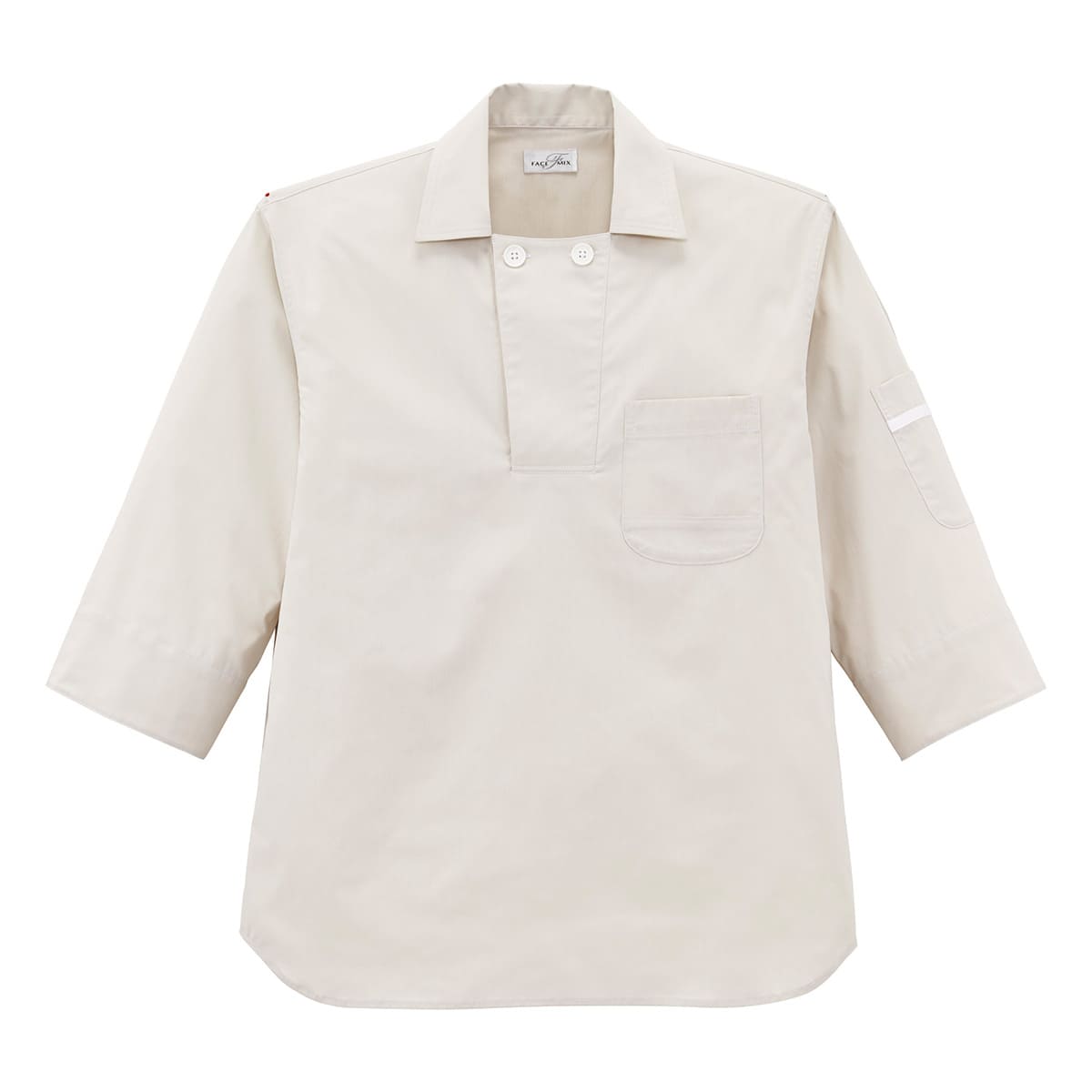 ユニセックスコックシャツ | ユニフォーム | 1枚 | FB4572U | ベージュ