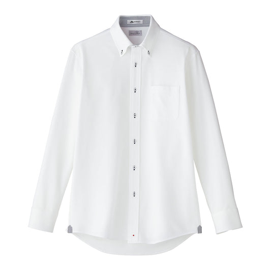 メンズ吸汗速乾ニット長袖シャツ | メンズ | 1枚 | FB5026M | ネイビー