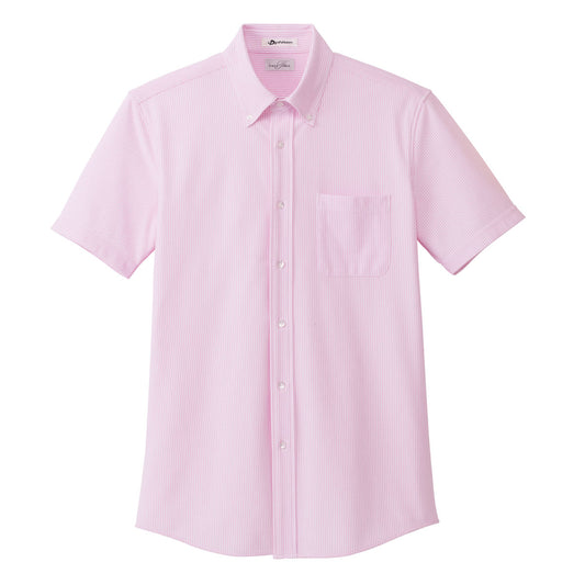 メンズニット吸汗速乾半袖シャツ | メンズ | 1枚 | FB5029M | ピンク