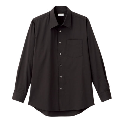 メンズ開襟長袖シャツ | メンズ | 1枚 | FB5043M | ブラック