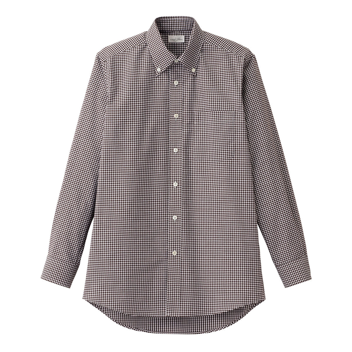 メンズボタンダウン長袖シャツ | メンズ | 1枚 | FB5047M | ブラウン