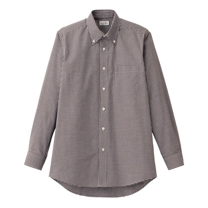 メンズボタンダウン長袖シャツ | メンズ | 1枚 | FB5047M | ブラウン