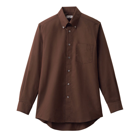 メンズボタンダウン長袖シャツ | メンズ | 1枚 | FB5049M | ブラウン