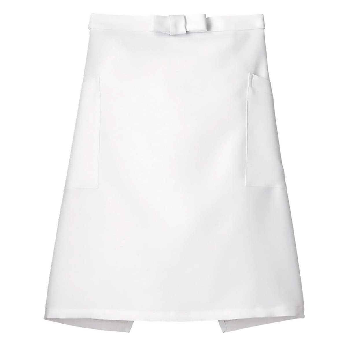 ミドルエプロン | カフェ・飲食店制服 | 1枚 | FK7166 | ホワイト