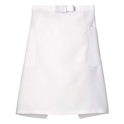 ミドルエプロン | カフェ・飲食店制服 | 1枚 | FK7166 | ホワイト