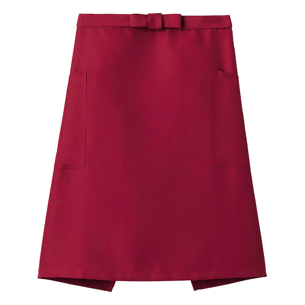 ミドルエプロン | カフェ・飲食店制服 | 1枚 | FK7166 | レッド