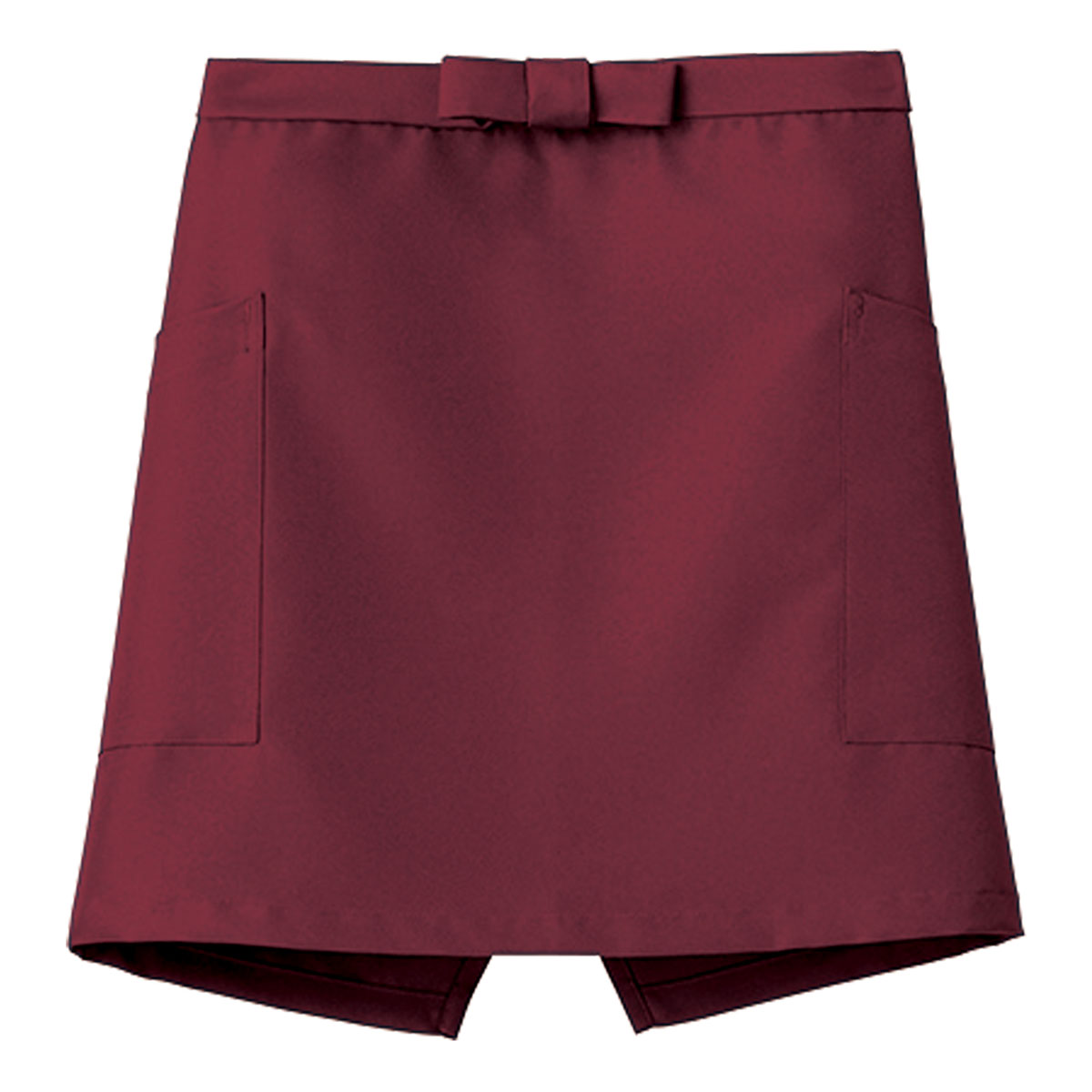 ショートエプロン | カフェ・飲食店制服 | 1枚 | FK7167 | ワイン