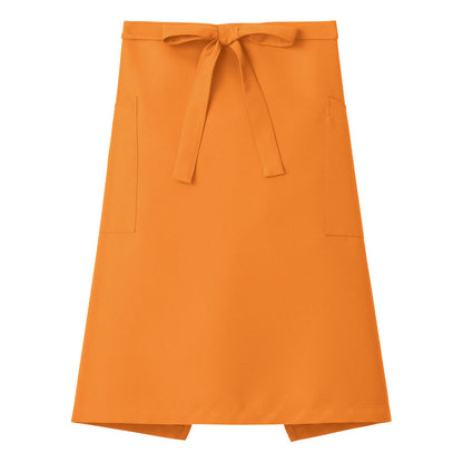 ミドルエプロン | カフェ・飲食店制服 | 1枚 | FK7170 | オレンジ