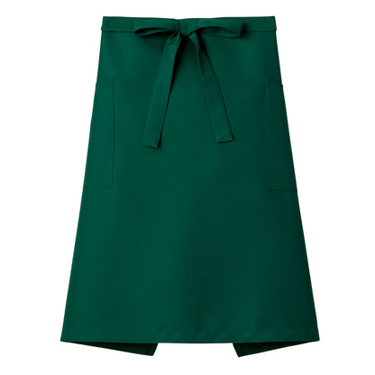 ミドルエプロン | カフェ・飲食店制服 | 1枚 | FK7170 | グリーン