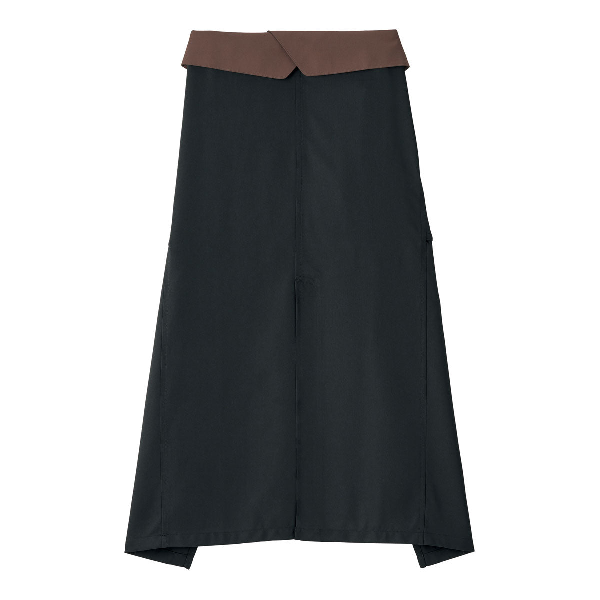 ソムリエエプロン | カフェ・飲食店制服 | 1枚 | FK7178 | ブラック×ブラウン